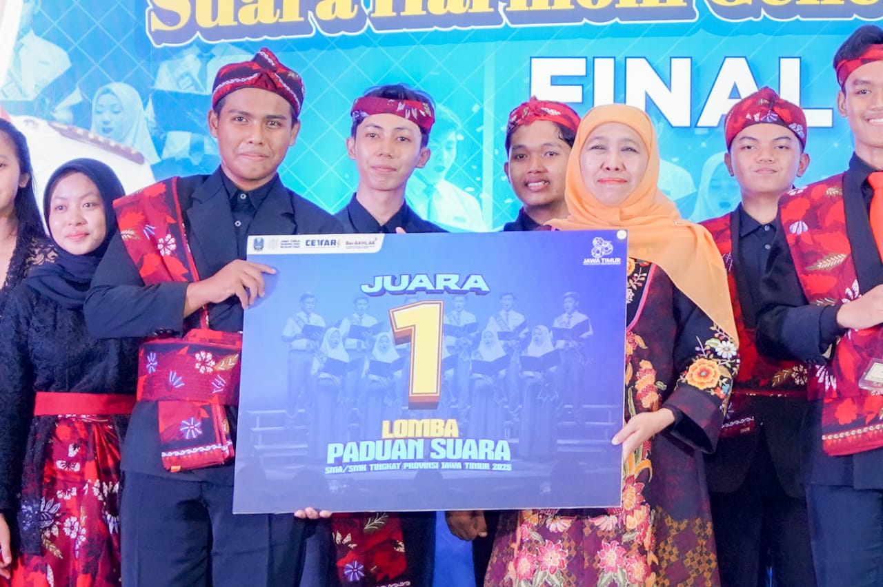 “Suara Harmoni Generasi Emas Jawa Timur” yang digelar di Asrama Haji Sukolilo, Surabaya, Jumat (10/10).