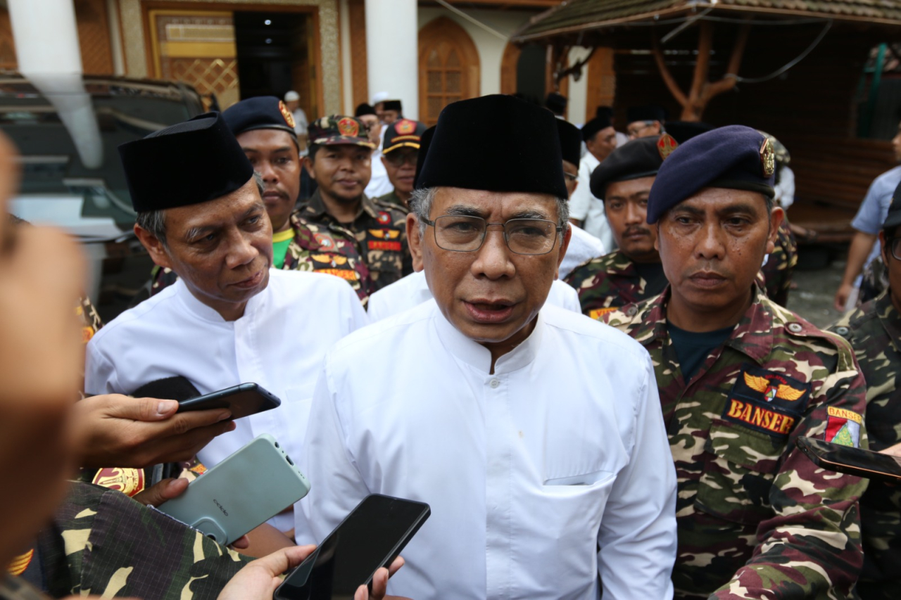 Ketua Umum Pengurus Besar Nahdlatul Ulama (PBNU) KH Yahya Cholil Staquf
