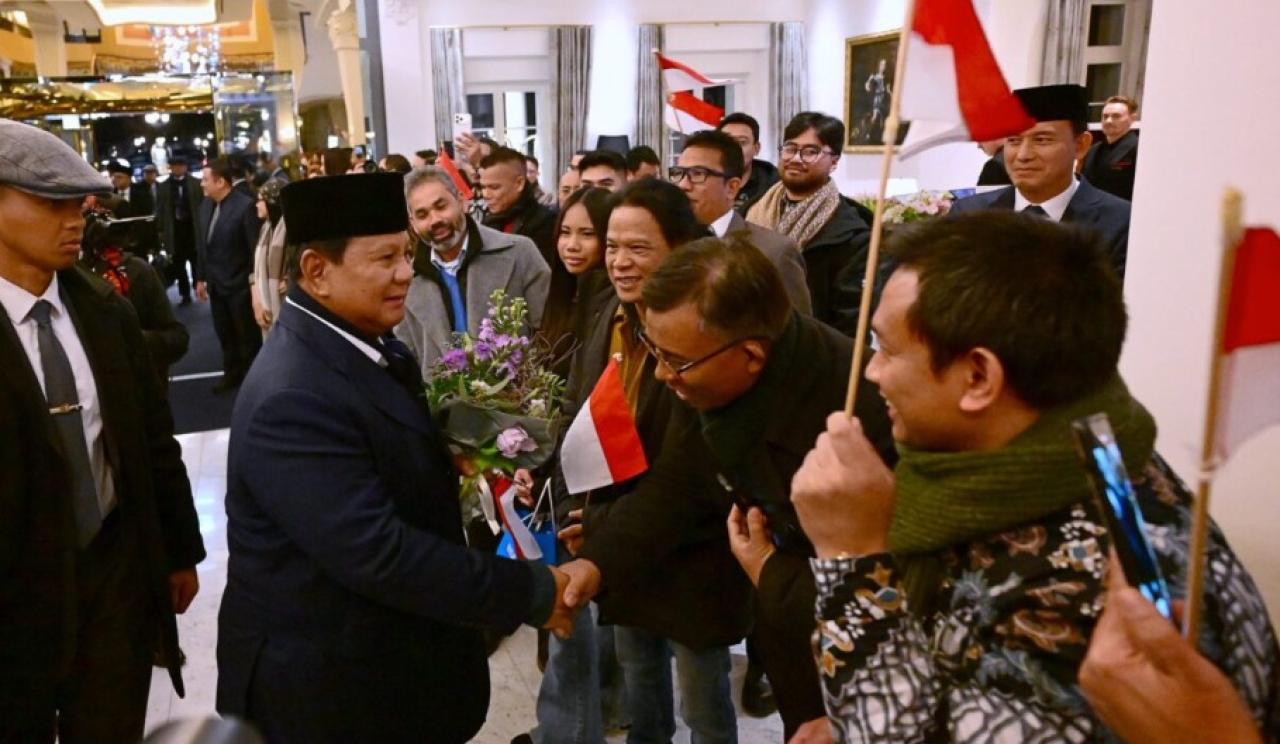 Diaspora Indonesia Hangat Sambut Presiden Prabowo di Swiss