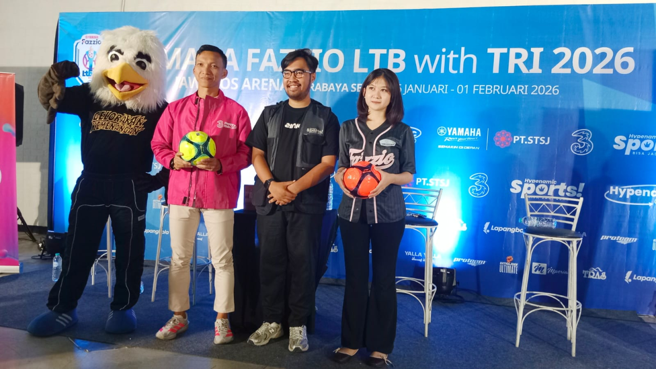 Tri Perkuat Ekosistem Sportainment Pelajar Lewat Yamaha Fazzio Liga Tendang Bola 2026