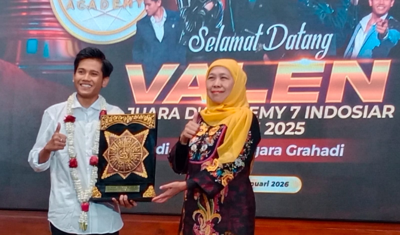 Valen Akbar Buka Tahun 2026 di Grahadi, Gubernur Khofifah Tegaskan: Juara Sejati Jawa Timur