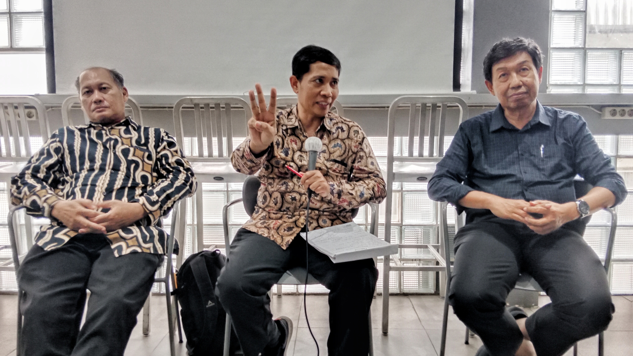 diskusi bertajuk “Ke Mana Arah Pilkada: Membaca Ulang Desain Demokrasi Lokal” yang digelar di Surabaya, Jawa Timur, Sabtu (31/1/2026).
