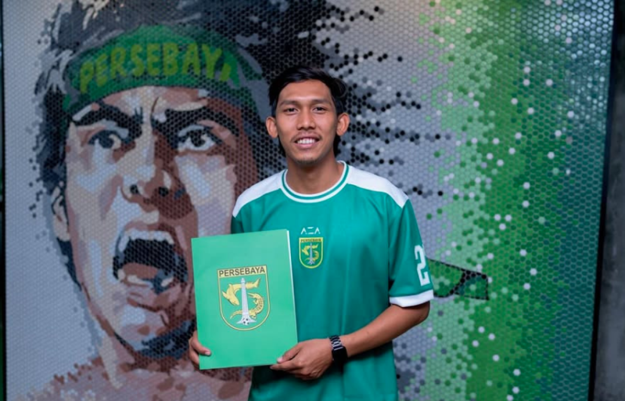 Yusuf Meilana siap memberikan kontribusi terbaik dan membantu Persebaya meraih prestasi pada musim baru nanti. (Persebaya)