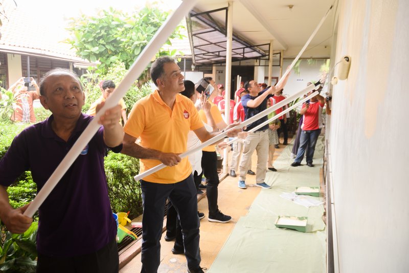 PT. Mowilex merevitalisasi Panti Dwituna Rawinala, Jakarta Timur, pada tanggal 22 Juli 2020