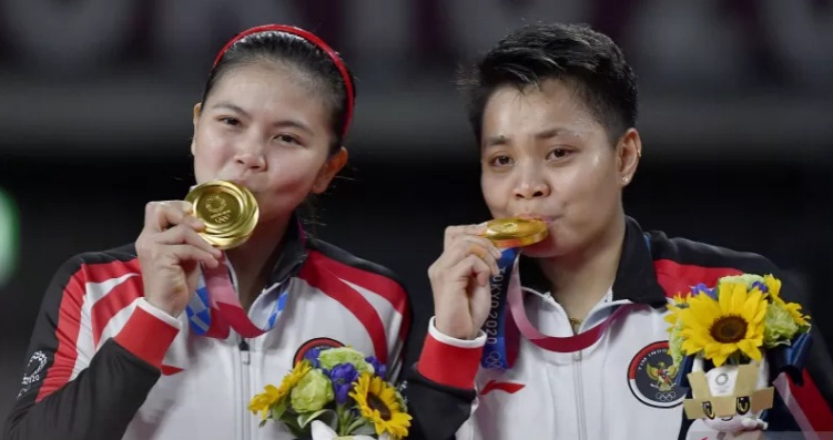 Greysia/Apriyani sabet medali emas Olimpiade Tokyo