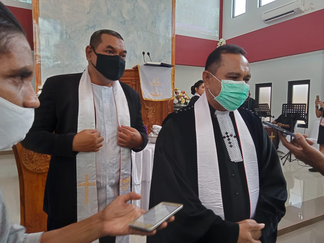 Gedunģ Gereja Mahanaim yang ditahbiskan, merupakan wujud saling peduli antar umat beragama. HMP/BOY