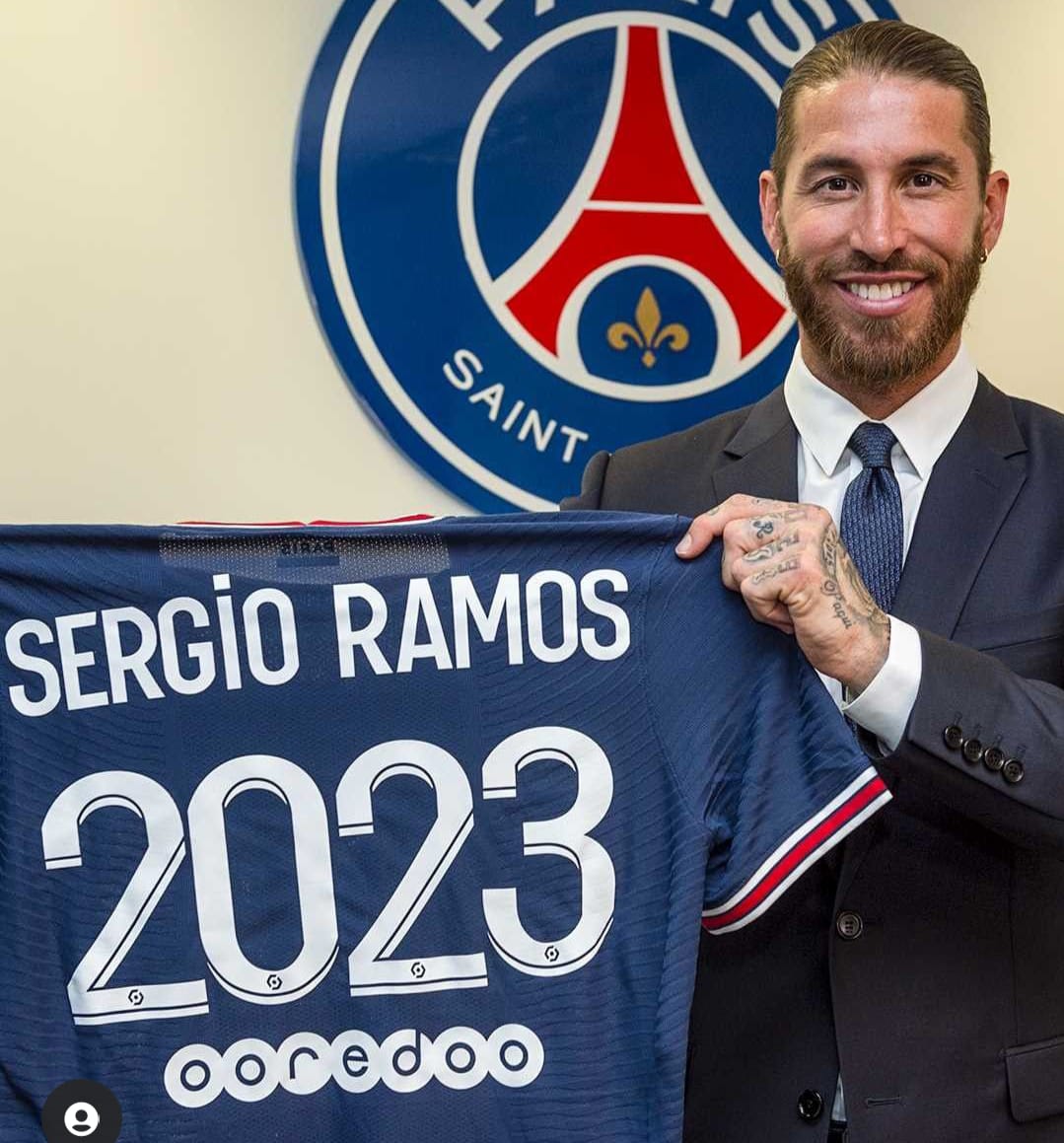 Sergio Ramos Bergabung dengan PSG hingga 2023