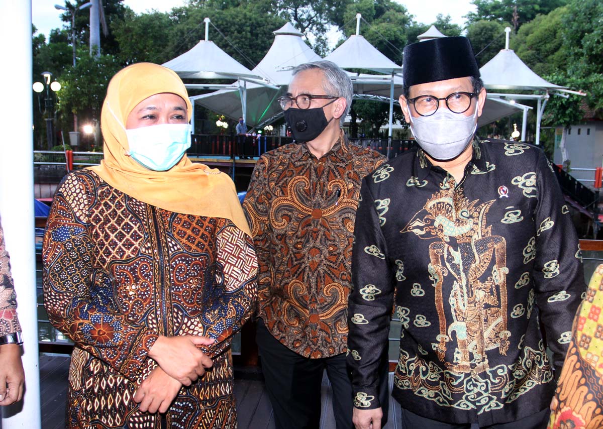 Pj Gubernur Jawa Timur Adhy Karyono menghadiri Peringatan Hari Pangan Sedunia ke-44 Provinsi Jawa Timur tahun 2024 di Jatim Internasional Expo Convention Exhibition, Surabaya, Rabu (16/10). 