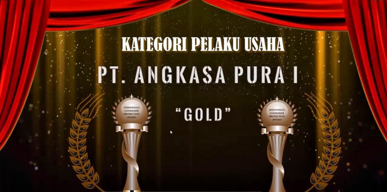 Angkasa Pura I raih peringkat gold. HMP-BOY