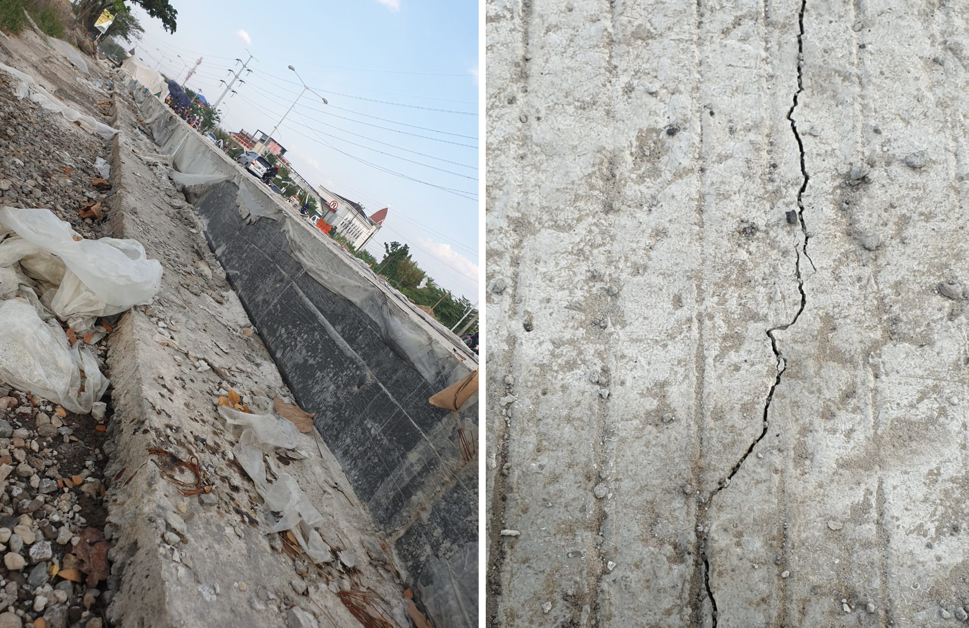 Baru Dikerjakan, Jalan Beton di Semarang Sudah Pecah-pecah