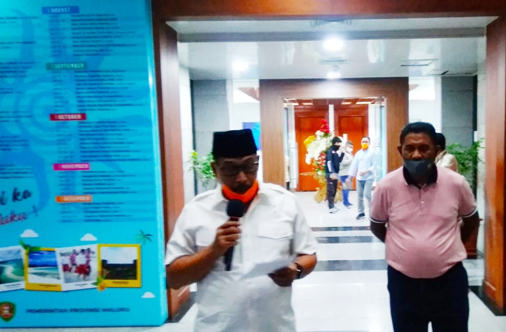 Gubernur Maluku Murad Ismail (Foto: HMP/boy)