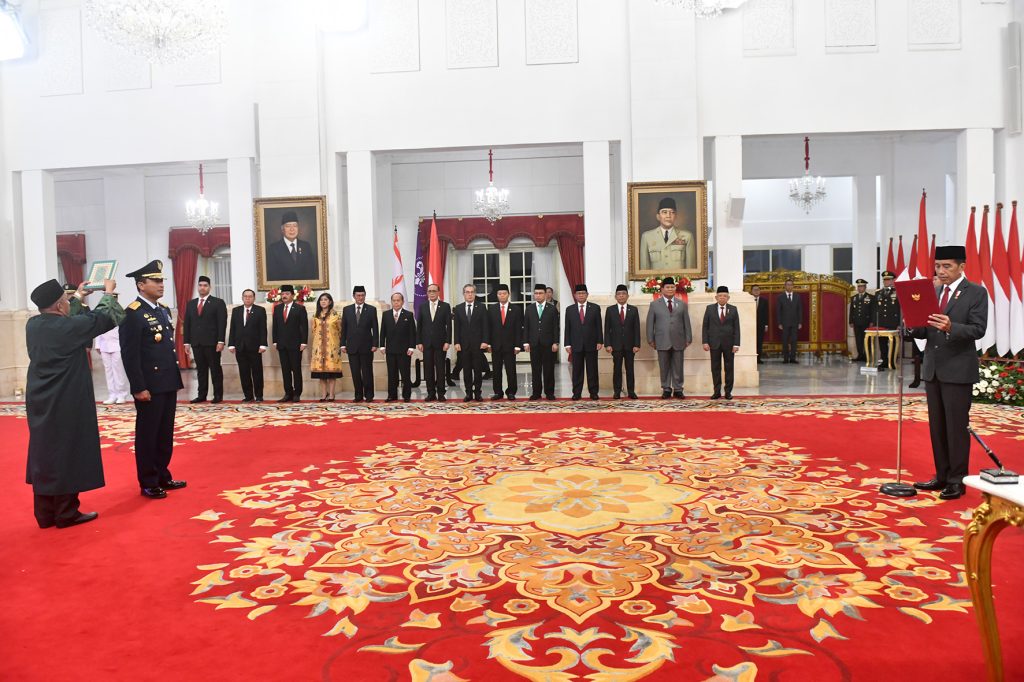 Presiden Jokowi Lantik Tonny Harjono Jadi KSAU