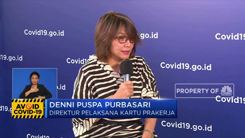 Direktur Eksekutif Manajemen Pelaksana Program Kartu Prakerja Denni Puspa Purbasari (Youtube)