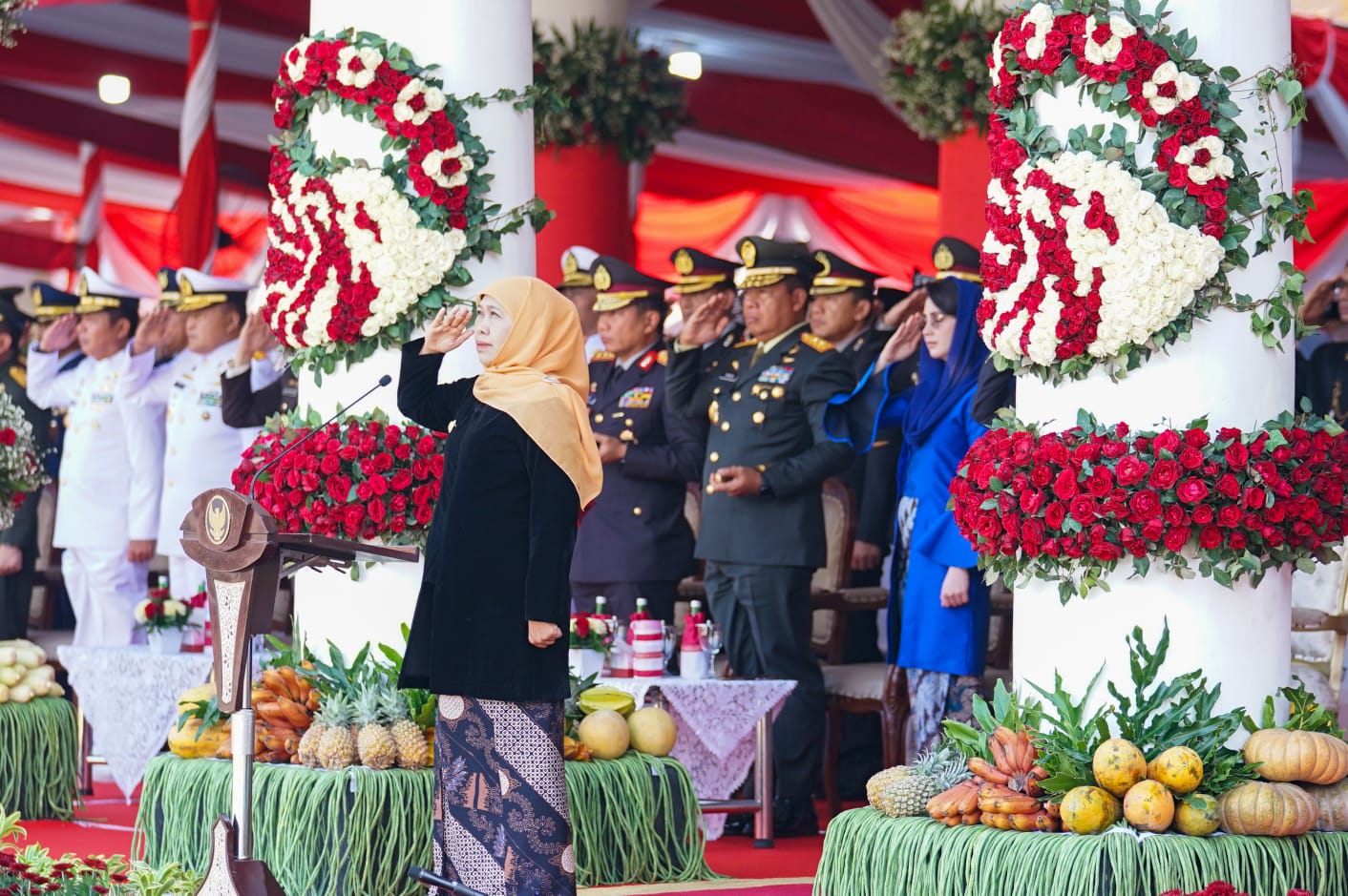 Gubernur Jawa Tengah Ganjar Pranowo saat menghadiri kegiatan dari Bangda Kemendagri di Gets Hotel, Selasa (25/10). 