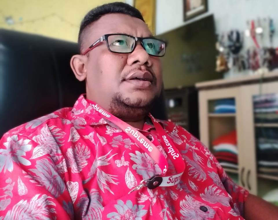 Wakil Direktur Bidang Pencegahan Lembaga Anti Korupsi HCW Maluku Utara, Rajak Idrus . HMP/CHO
