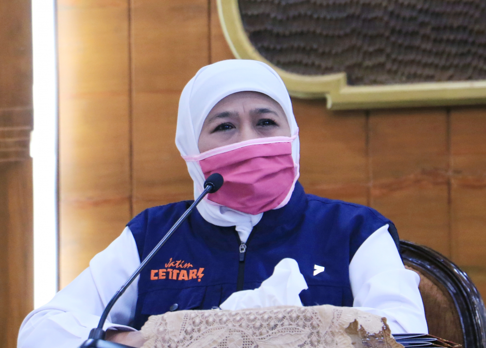 Gubernur Jatim Khofifah Indar Parawansa (Foto: HMP/Om Prast)