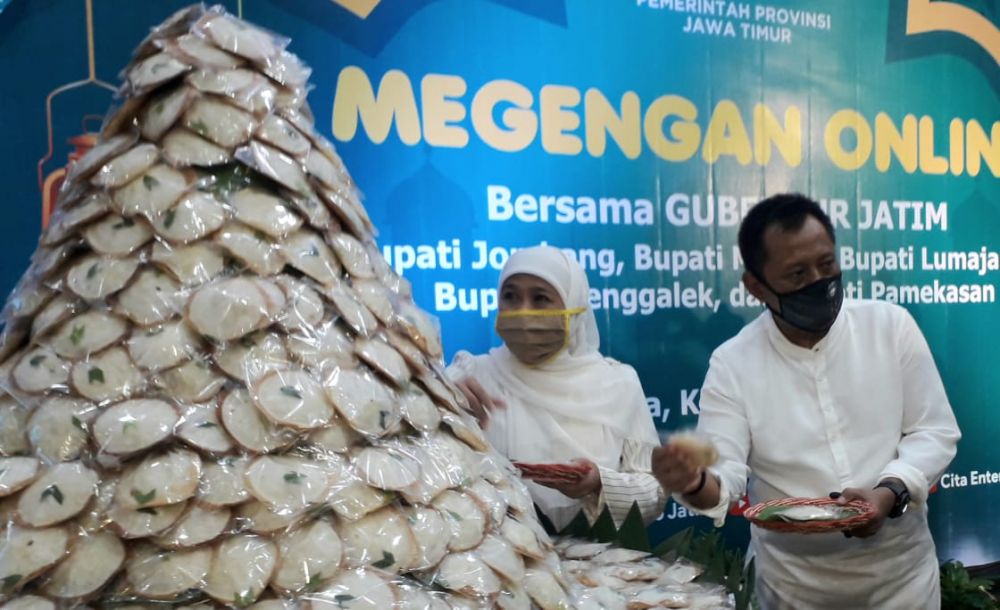Sambut Ramadhan, 1441 Apem Tersaji di Megengan Online di Grahadi