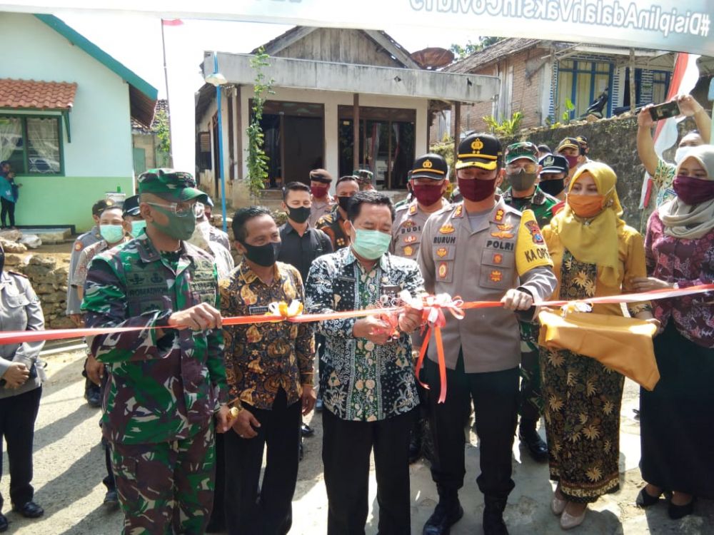 Forkopimda Tuban Resmikan Kampung Tangguh Semeru Dusun Krajan
