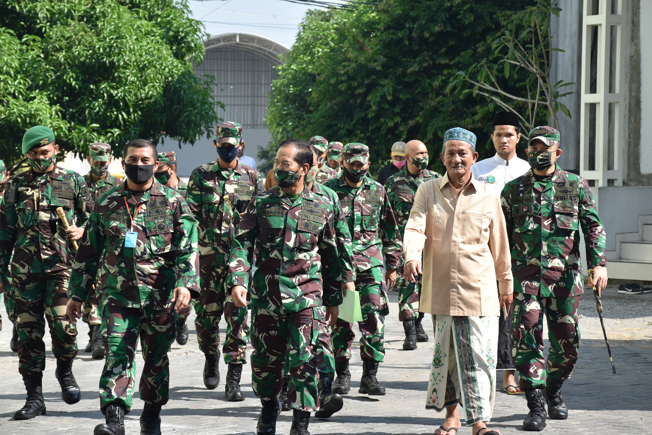 Pangdam V Brawijaya Tinjau Persiapan Ponpes Bumi Sholawat