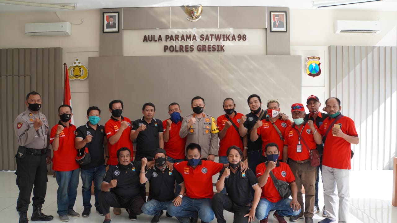 Silaturahmi Kapolres Gresik Dengan GOP News