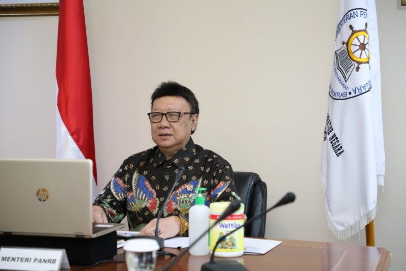 Menteri Pendayagunaan Aparatur Negara dan Reformasi Birokrasi Tjahjo Kumolo (HO-Dok Humas Kementerian PAN RB)

