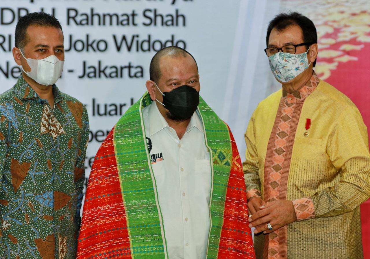 Terima Bintang Mahaputera Nararya, Rahmat Shah: Terimakasih Ketua DPD