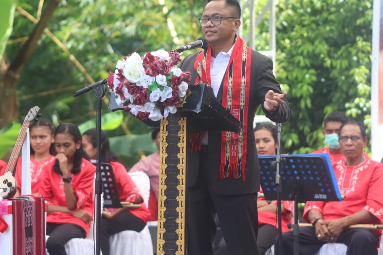 Pameran ini bertema " Simfoni Cinta Nusantara"  akan berlangsung dari 10 - 25 November 2020 mendatang bertujuan untuk melestarikan musik tradisional di Indonesia . HMP/BOY