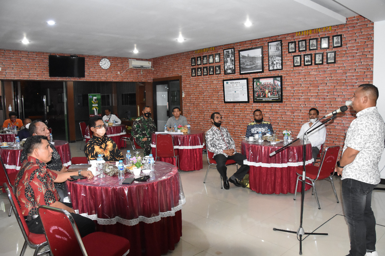 Danrem 151/Binaiya menerima kunjungan DPRD MBD. HMP/BOY