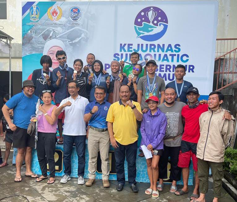Badung Bali Borong Medali di Kejurnas Finswimming Piala Gubernur Jatim
