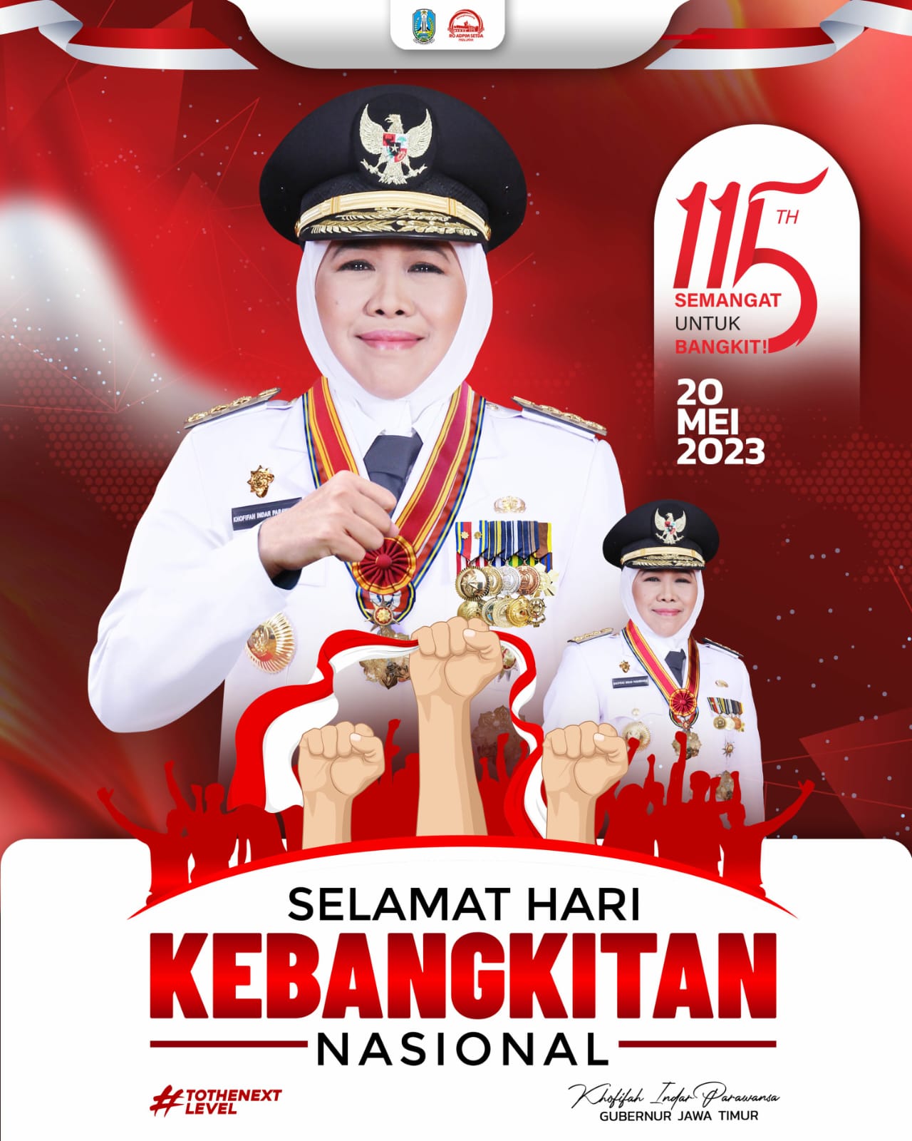 Gubernur Khofifah Ajak Masyarakat Jatim Semangat dan Optimis Hadapi Tantangan Global & Digitalisi