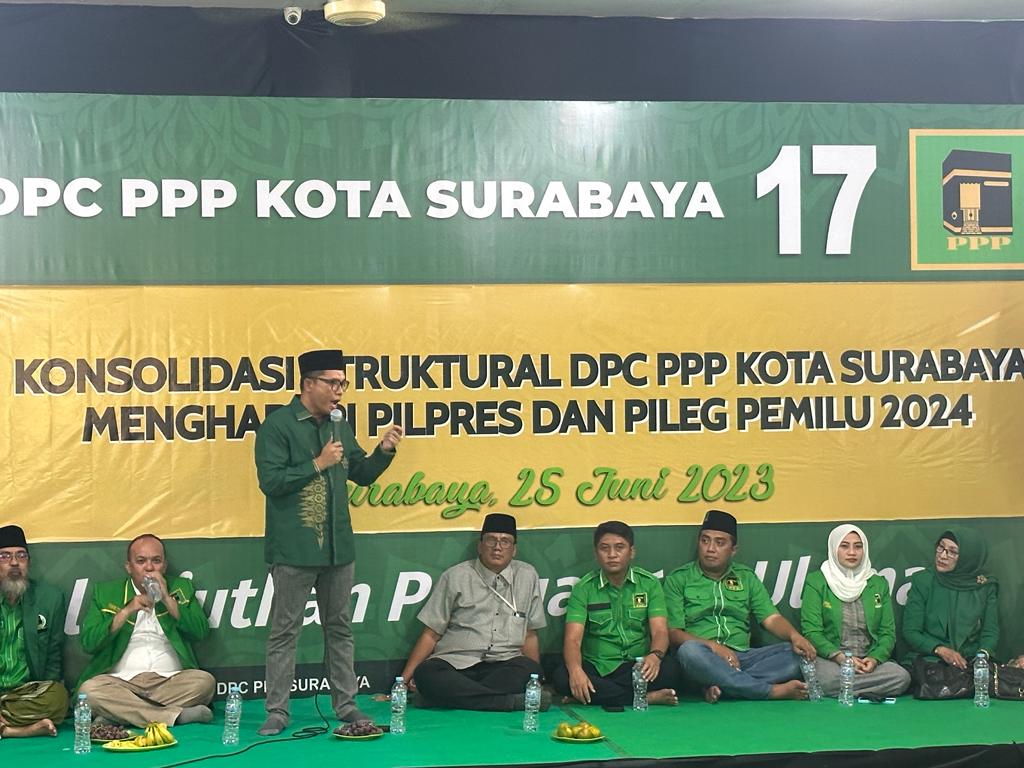 Pengurus DPC PPP Kota Surabaya menggelar konsolidasi pemenangan Pileg dan Pilpres 2024.