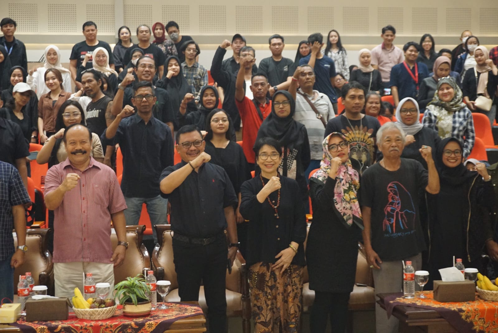 Grand launching film bertajuk Yang (Tak Pernah) Hilang digelar di UNTAG Surabaya, Selasa 5 Maret 2024.