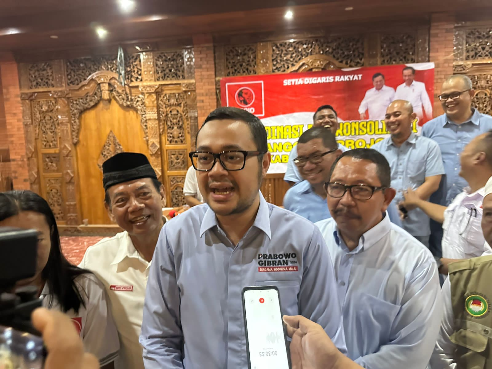 Ketua Projo Jatim Bayu Airlangga sebagai Cawagub Jatim