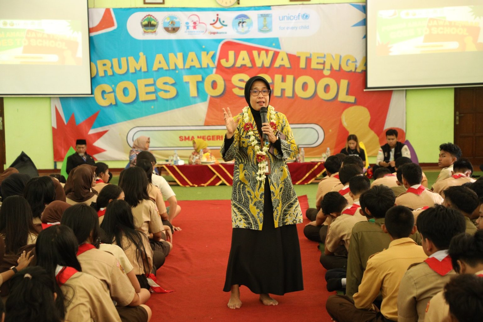 Forum Anak Jawa Tengah mengadakan ajang "Forum Anak Goes To School 2024" yang menyambangi 251 sekolah secara serentak di 35 kabupaten/kota