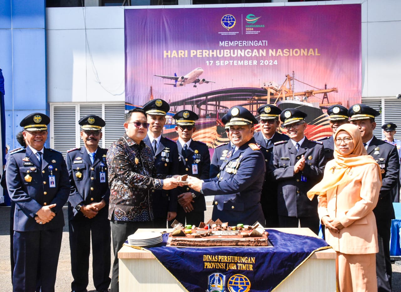 Pj Gubernur Jatim Ajak Tingkatkan Kualitas Transportasi pada Peringatan Harhubnas ke-53