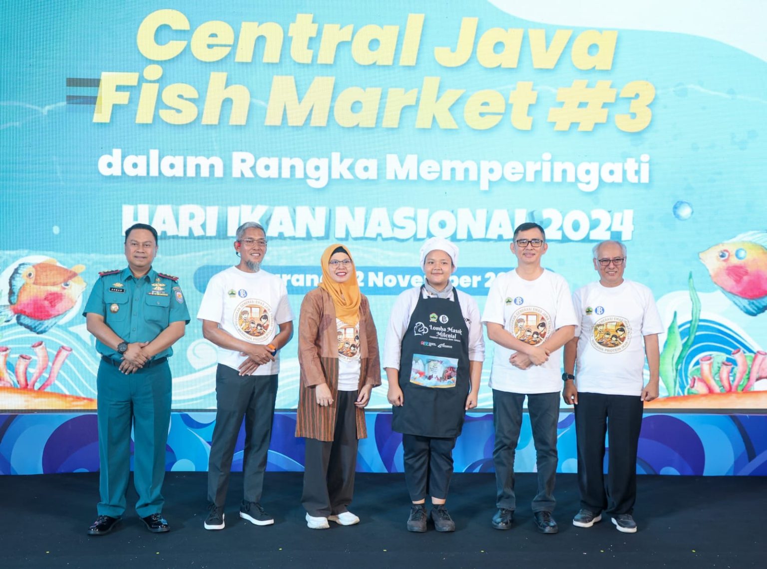 Gelaran Central Java Fish Market ketiga yang diselenggarakan oleh Dinas Kelautan dan Perikanan (DKP) Jawa Tengah, Selasa (12/11/2024) berlangsung sukses di halaman Kantor Gubernur Jawa Tengah.