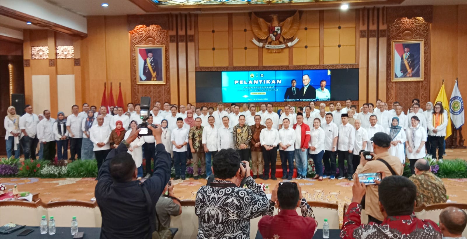 Pelantikan jajaran pengurus pusat KAUJE periode 2024-2029 yang berlangsung di Aula Gedung Pertemuan Lt 8 Kantor Pemprov Jawa Timur pada Minggu (29/12/2024)