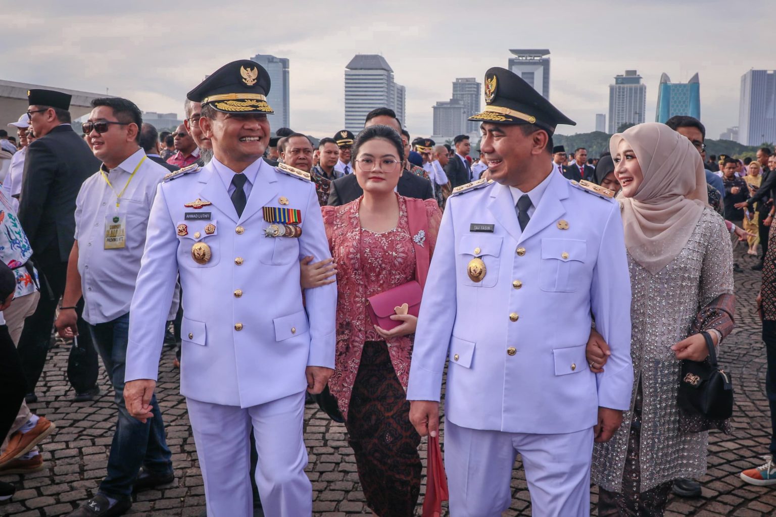 Ahmad Luthfi dan Taj Yasin resmi dilantik sebagai Gubernur dan Wakil Gubernur Jawa Tengah periode 2025-2030 oleh Presiden RI Prabowo Subianto di Istana Kepresidenan, Jakarta