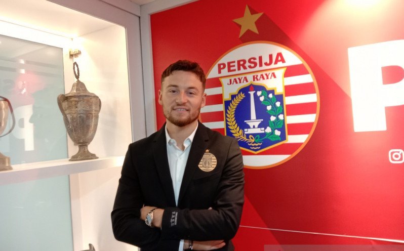 Gelandang Persija Marc Klok. ant