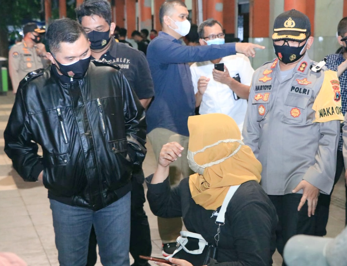 Kapolda Jatim Terus Pantau Operasi Yustisi di Daerah Rawan Covid-19