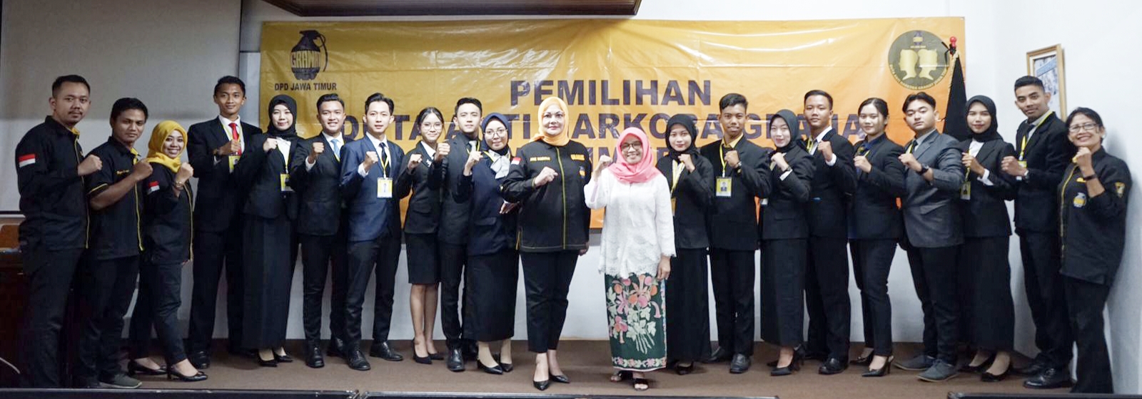 Sebanyak 16 Finalis Duta Anti Narkoba Jawa Timur 2022 saat menjalani pembekalan di Universitas 17 Agustus 1945 (Untag) Surabaya