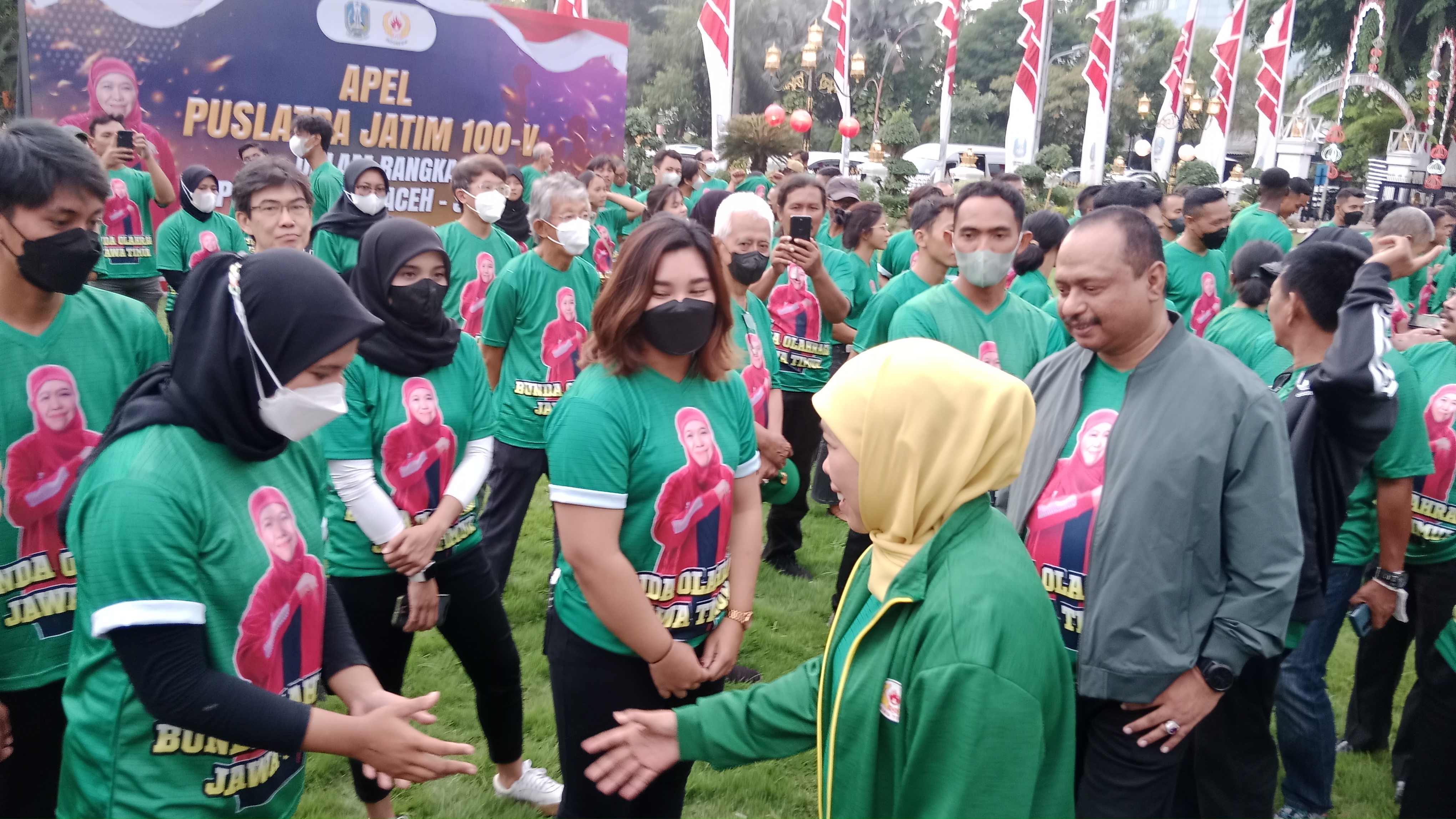 Gubernur Khofifah Bakar Semangat Para Atlet Kejar Prestasi