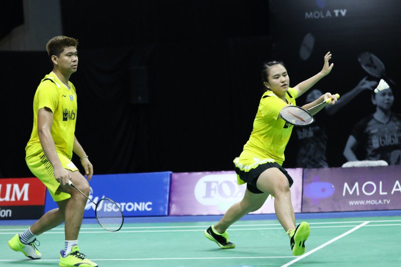 Ilustrasi - Ganda campuran Praveen Jordan/Melati Daeva Oktavianti melenggang ke semifinal turnamen internal PBSI setelah mengalahkan Hafiz Faizal/Gloria Emanuelle Widjaja dengan skor 15-21, 21-19, 21-18 di Pelatnas PBSI Cipayung, Jakarta Timur. (Tim PBSI)