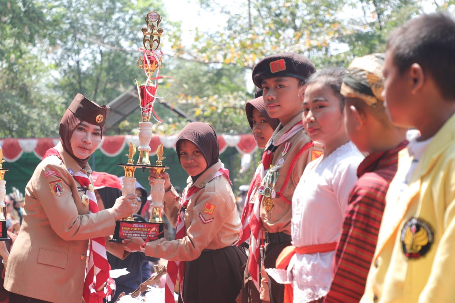 Rangkaian Jambore Daerah SD/MI 2023, resmi ditutup setelah lima hari sebanyak 1.120 orang pramuka penggalang ramu berkemah di Buper Candra Birawa, Kota Semarang.