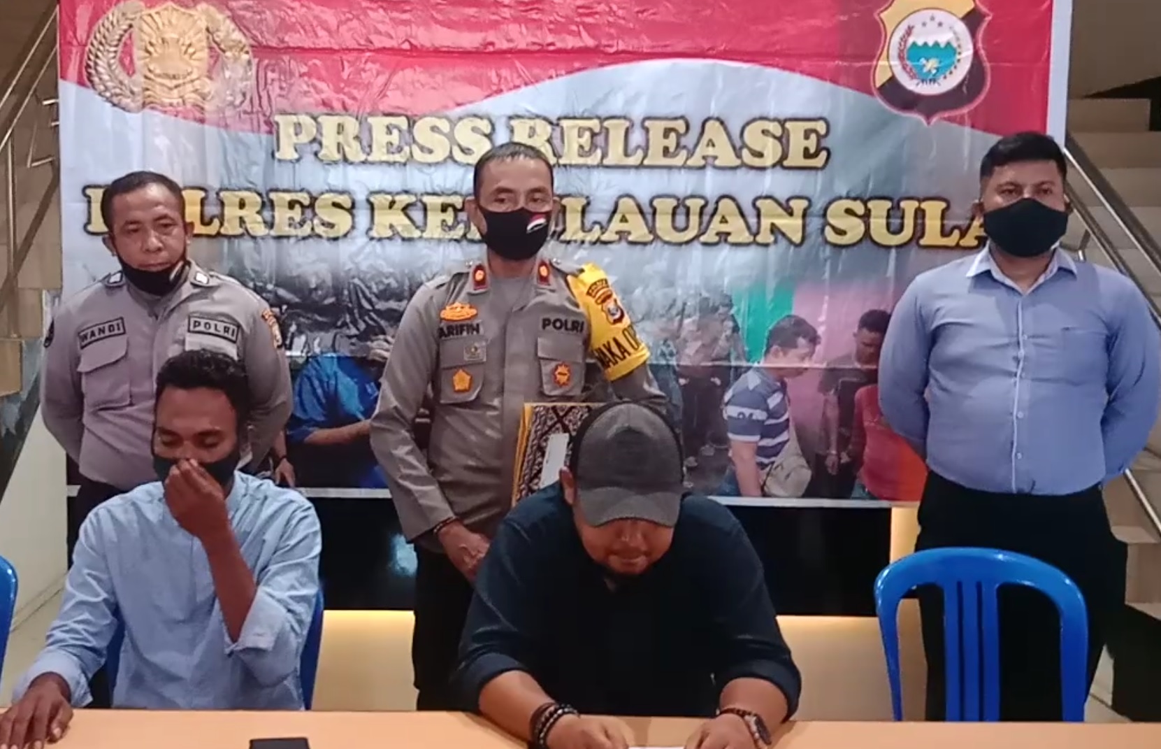 Polres Kepulauan Sula Hentikan Kasus Penyebar Berita Bohong