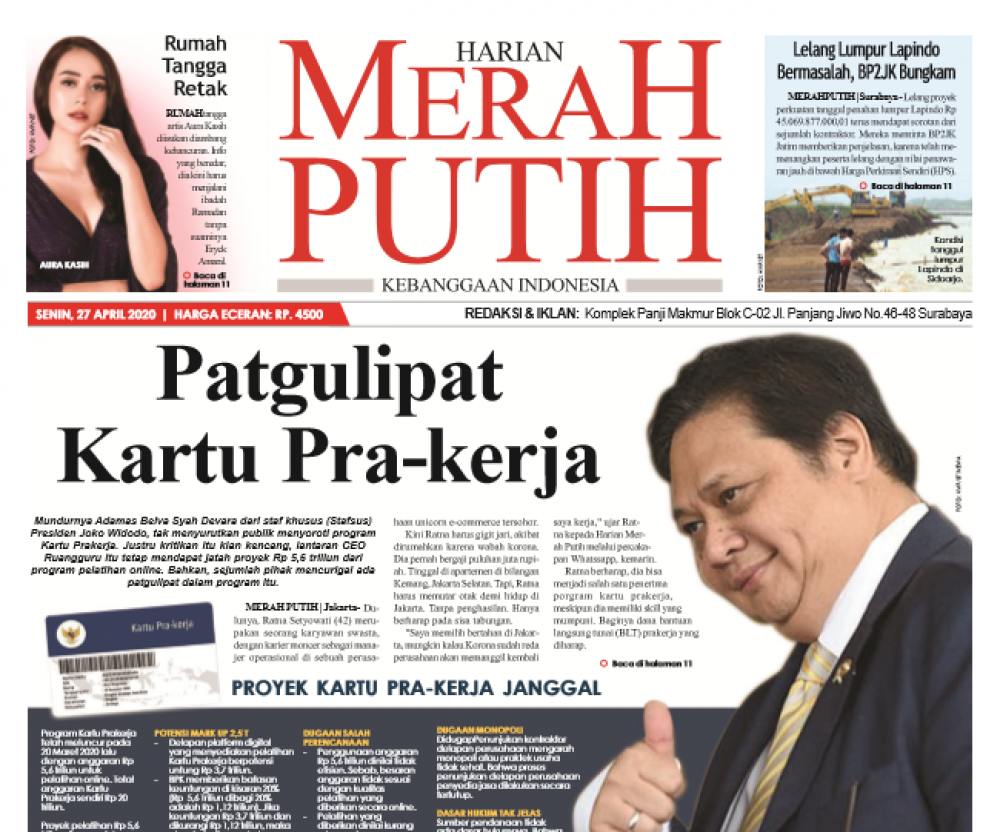 PERLU DIUSUT: Proyek tanpa tender rawan celah untuk korupsi.