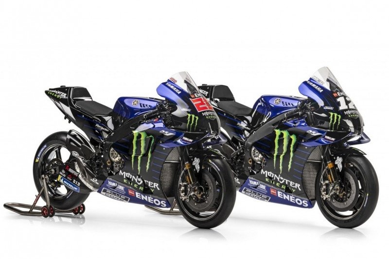 Tim Monster Energy Yamaha Launching Motor Baru