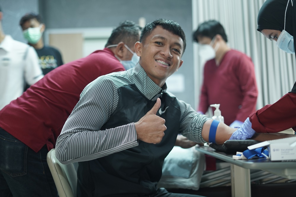 Persib Bandung melakukan tes medis sebelum memulai persiapan pra musim BRI Liga 1 2023/24