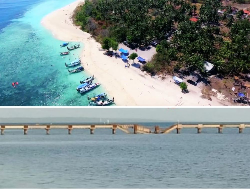 Belum Setahun, Dermaga Pulau Oksigen Senilai Rp 15 Miliar Ambruk