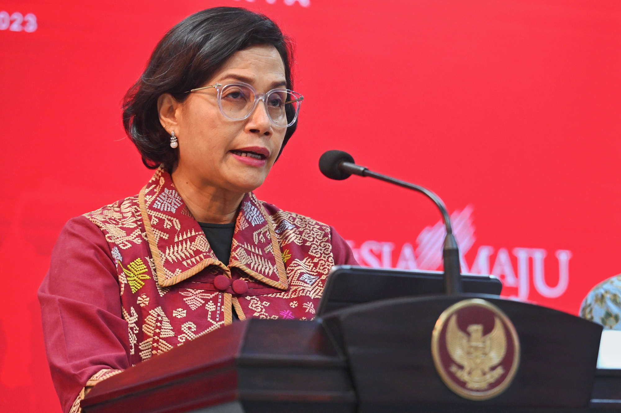 Menteri Keuangan (Menkeu) Sri Mulyani Indrawati
